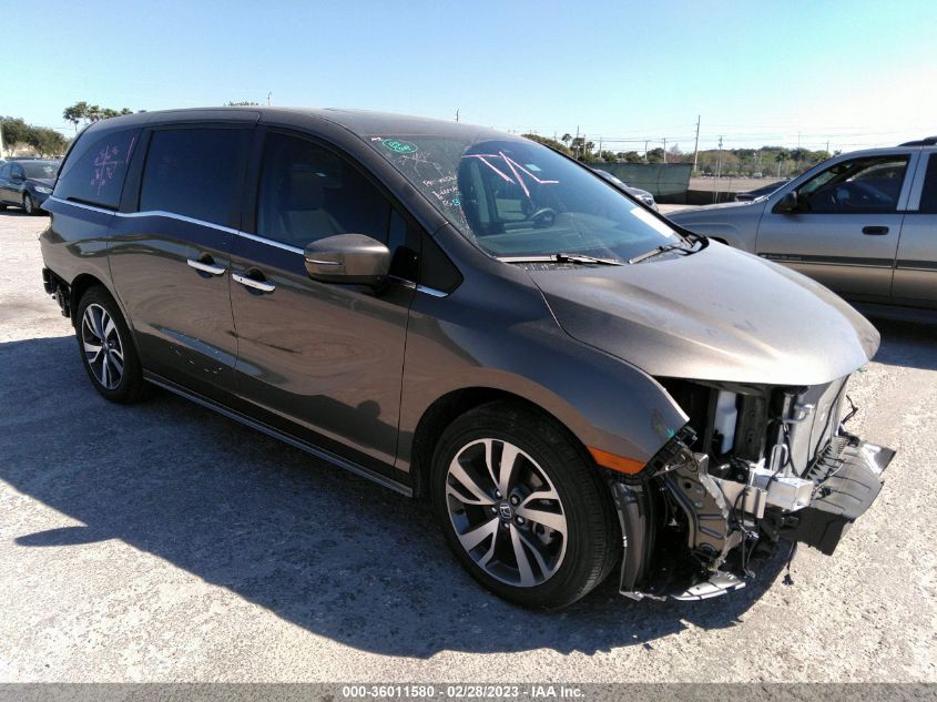 2022 HONDA ODYSSEY TOURING VIN: 5FNRL6H80NB067721