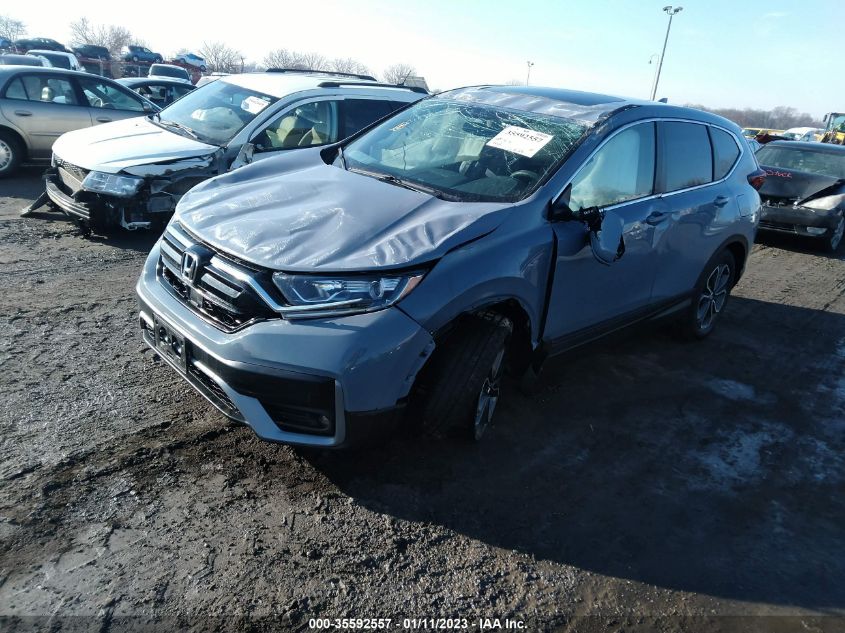 2021 HONDA CR-V EX-L VIN: 7FARW2H83ME010447