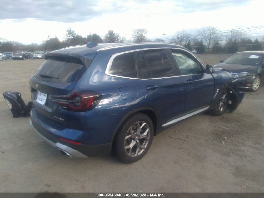 2022 BMW X3 XDRIVE30I VIN: WBX57DP00NN171486