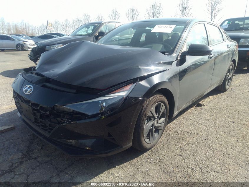 2023 HYUNDAI ELANTRA HYBRID BLUE VIN: KMHLM4AJ7PU040378
