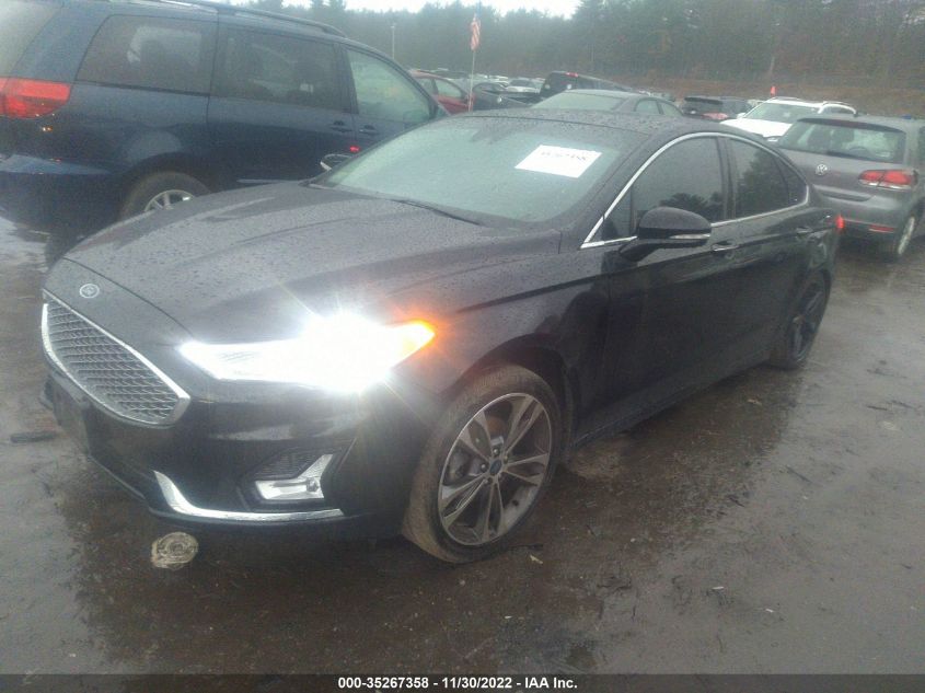 2020 FORD FUSION TITANIUM VIN: 3FA6P0D92LR121105