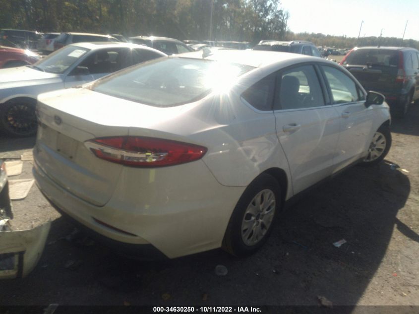2020 FORD FUSION S VIN: 3FA6P0G78LR144110