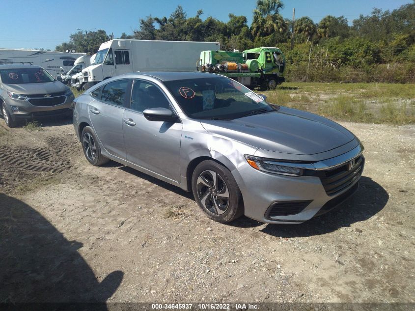 2022 HONDA INSIGHT EX VIN: 19XZE4F54NE005994