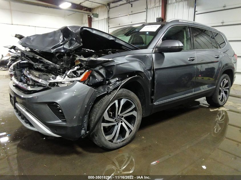 2021 VOLKSWAGEN ATLAS 3.6L V6 SEL PREMIUM VIN: 1V2TR2CA8MC511249