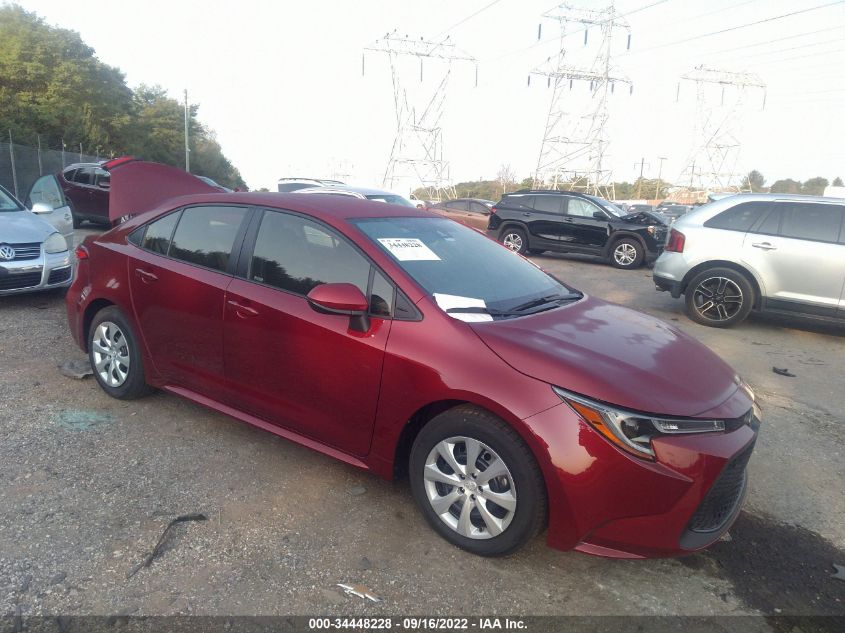 2022 TOYOTA COROLLA LE VIN: JTDEPMAE3NJ229082