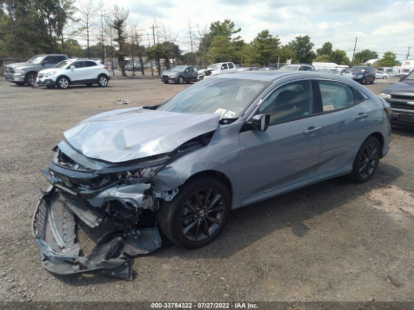 2021 HONDA CIVIC HATCHBACK EX VIN: SHHFK7H69MU411909