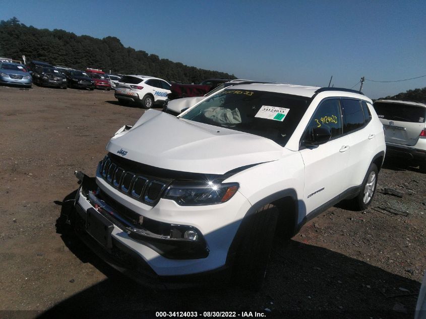 2022 JEEP COMPASS LATITUDE VIN: 3C4NJDBB8NT181111