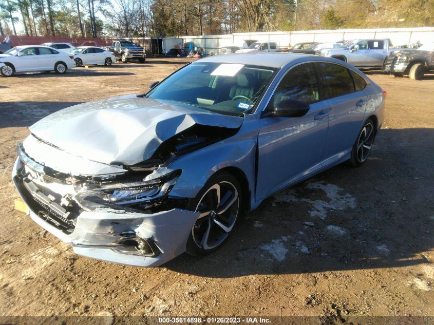 2022 HONDA ACCORD SEDAN SPORT SE VIN: 1HGCV1F48NA070198