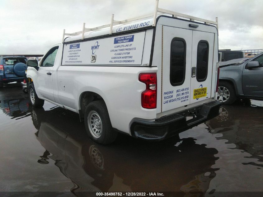 2020 CHEVROLET SILVERADO 1500 WORK TRUCK VIN: 3GCNWAEF0LG206409