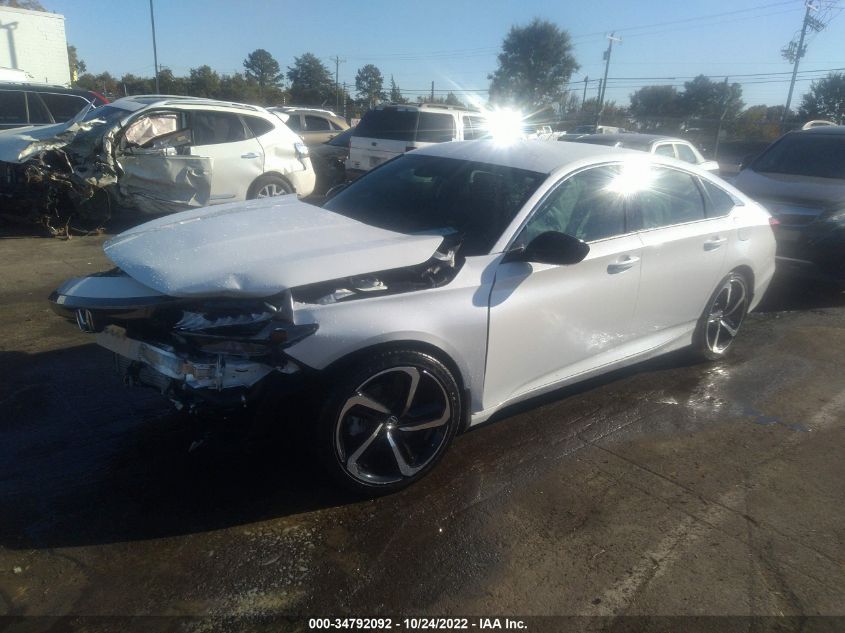 2021 HONDA ACCORD SEDAN SPORT VIN: 1HGCV1F30MA115124