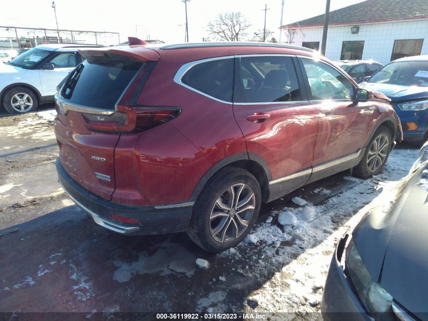 2022 HONDA CR-V HYBRID TOURING VIN: 5J6RT6H98NL012451