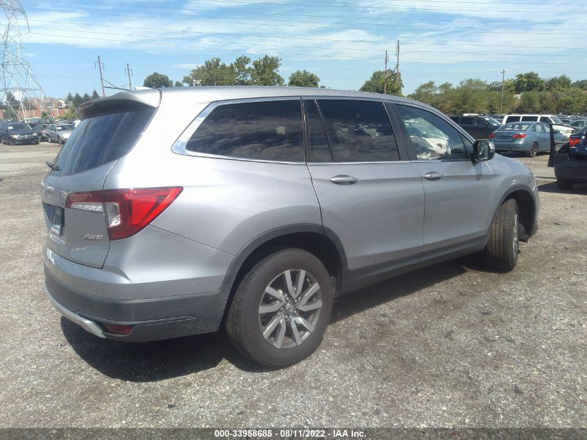 2022 HONDA PILOT EX-L VIN: 5FNYF6H58NB032756