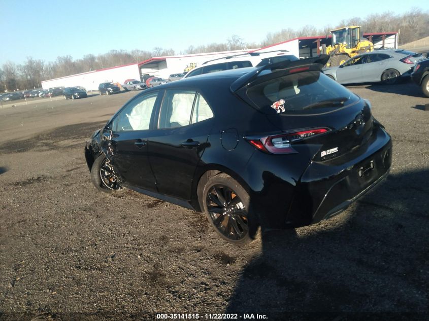 2022 TOYOTA COROLLA HATCHBACK SE/NIGHTSHADE/XSE VIN: JTND4MBE1N3168091