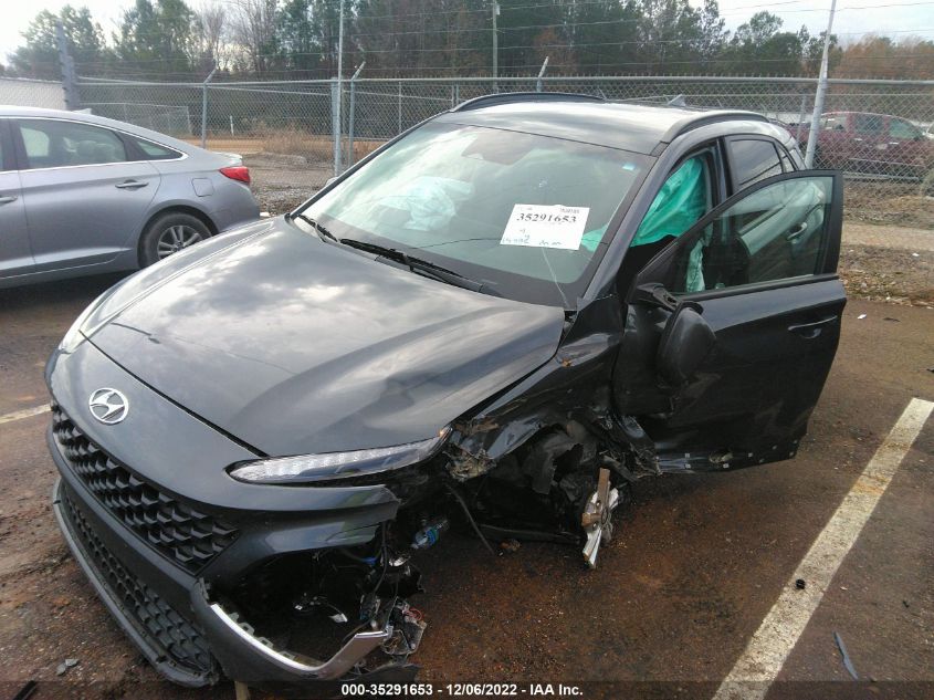 2022 HYUNDAI KONA SEL VIN: KM8K62ABXNU888514