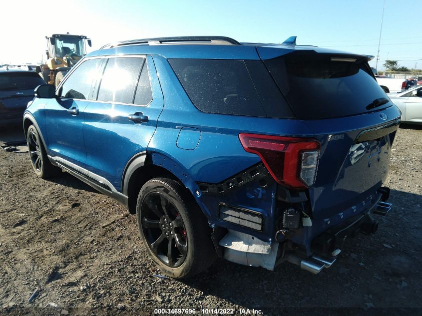2020 FORD EXPLORER ST VIN: 1FM5K8GC8LGA27372