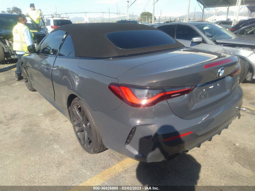 2022 BMW 4 SERIES 430I VIN: WBA23AT02NCJ41947