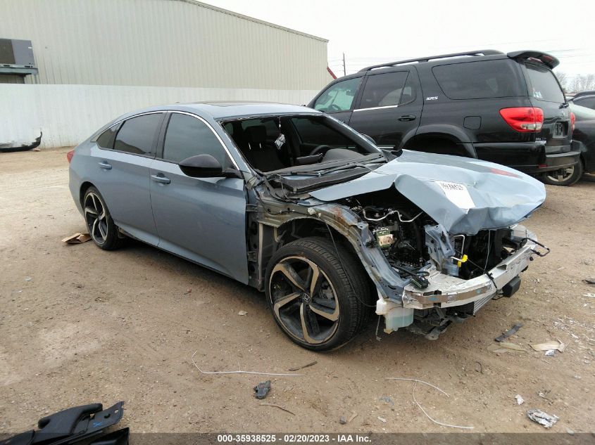 2022 HONDA ACCORD SEDAN SPORT VIN: 1HGCV2F35NA023059