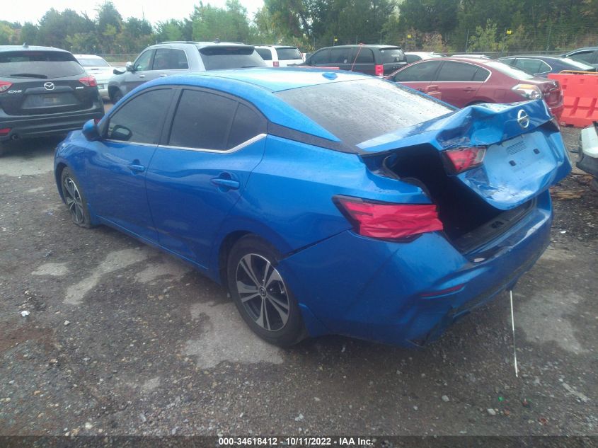 2021 NISSAN SENTRA SV VIN: 3N1AB8CV1MY292731