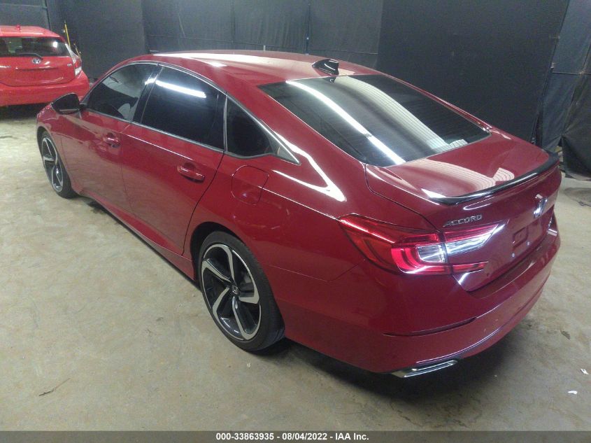 2021 HONDA ACCORD SEDAN SPORT SE VIN: 1HGCV1F46MA003050
