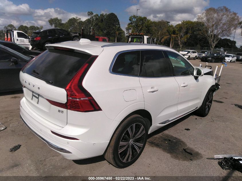 2022 VOLVO XC60 INSCRIPTION VIN: YV4L12DLXN1008261