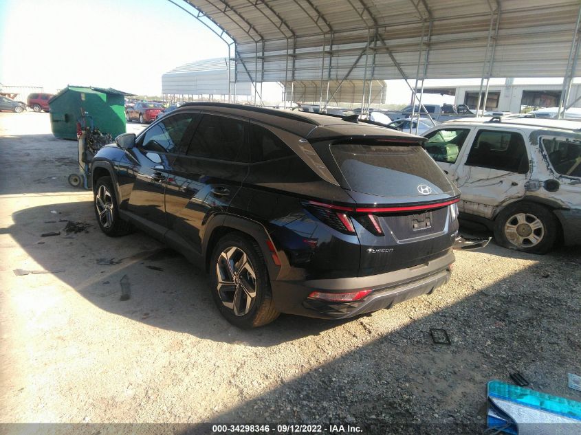 2022 HYUNDAI TUCSON HYBRID LIMITED VIN: KM8JECA12NU033155