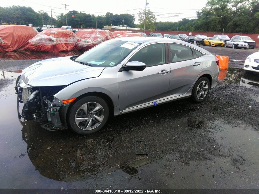 2020 HONDA CIVIC SEDAN LX VIN: 2HGFC2F65LH550112