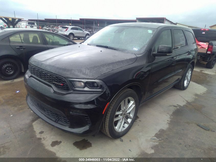 2022 DODGE DURANGO GT PLUS VIN: 1C4RDHDG9NC130172