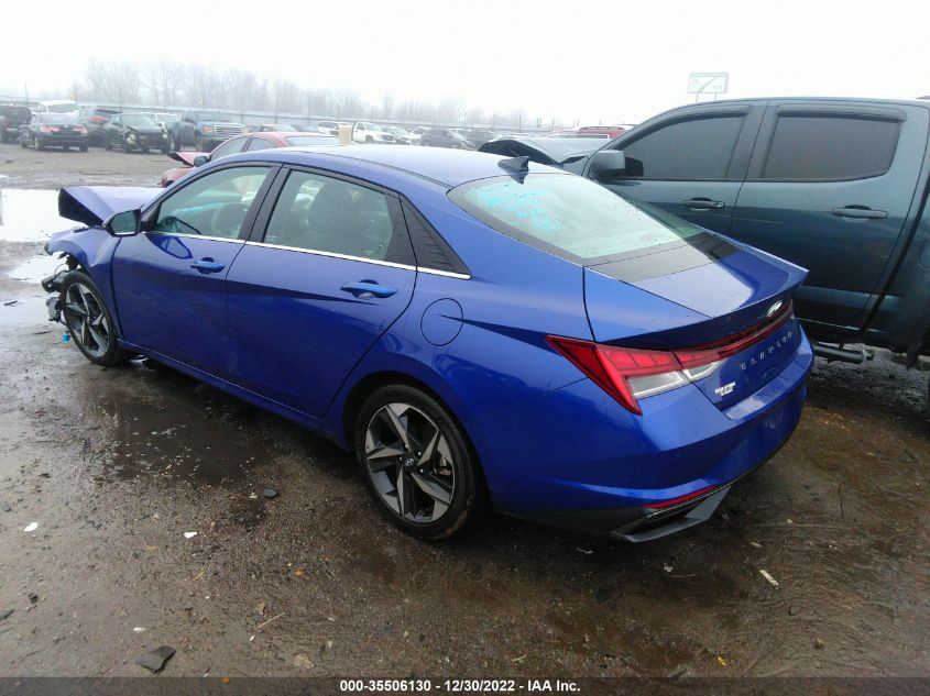 2022 HYUNDAI ELANTRA SEL VIN: 5NPLN4AG9NH062735