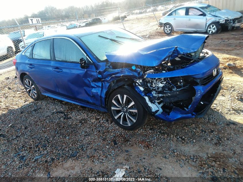 2023 HONDA CIVIC SEDAN EX VIN: 2HGFE1F7XPH301615