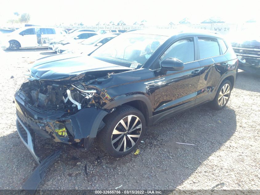 2022 VOLKSWAGEN TAOS SE VIN: 3VVRX7B26NM007695