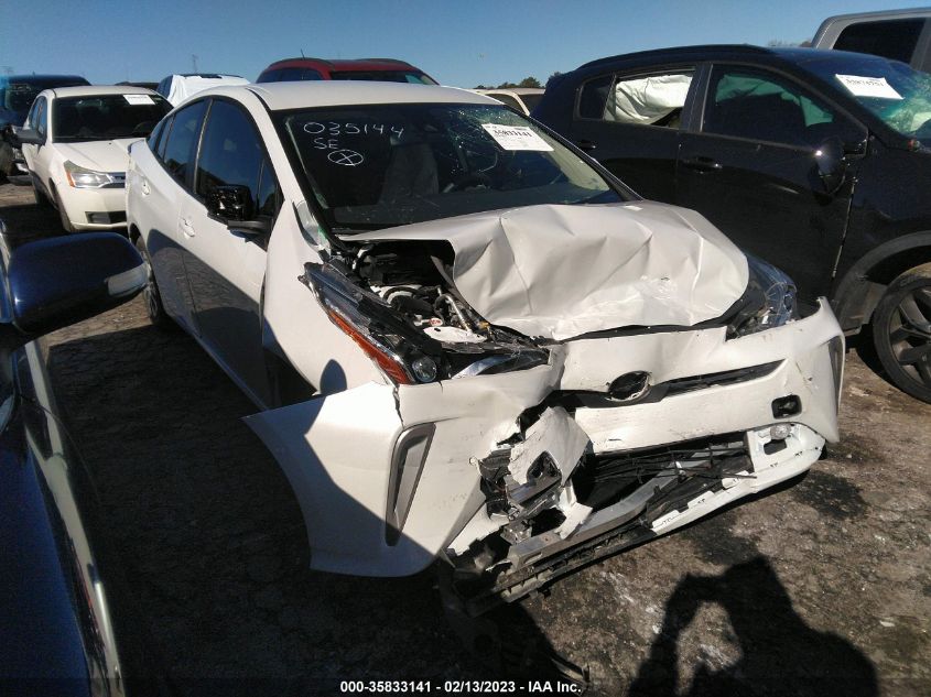 2022 TOYOTA PRIUS LE/XLE/NIGHTSHADE VIN: JTDL9MFU7N3035144