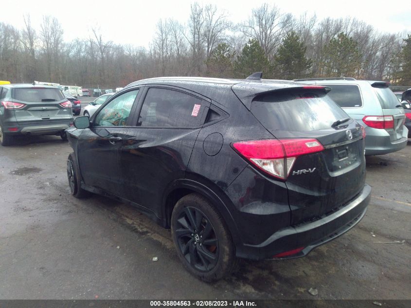 2022 HONDA HR-V SPORT VIN: 3CZRU6H16NM710773