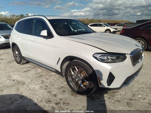 2022 BMW X3 SDRIVE30I VIN: 5UX43DP06N9J69110