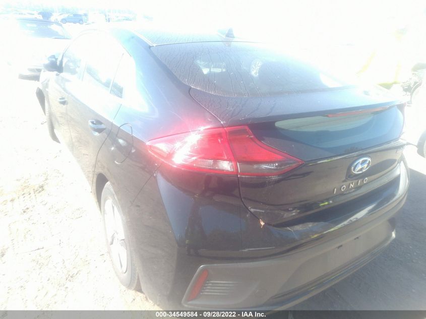 2020 HYUNDAI IONIQ HYBRID SE VIN: KMHC75LC6LU216889