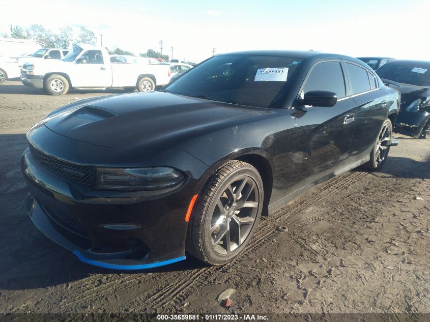 2021 DODGE CHARGER GT VIN: 2C3CDXHG7MH616523