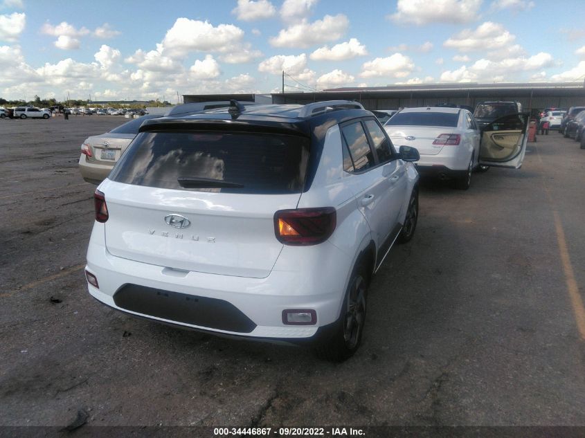 2022 HYUNDAI VENUE LIMITED VIN: KMHRC8A35NU202057