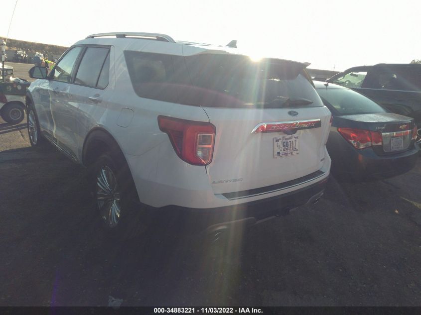 2022 FORD EXPLORER LIMITED VIN: 1FM5K8FW0NNA09796