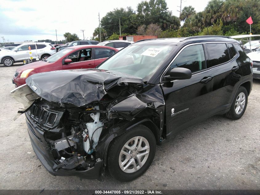 2021 JEEP COMPASS SPORT VIN: 3C4NJCAB9MT508531