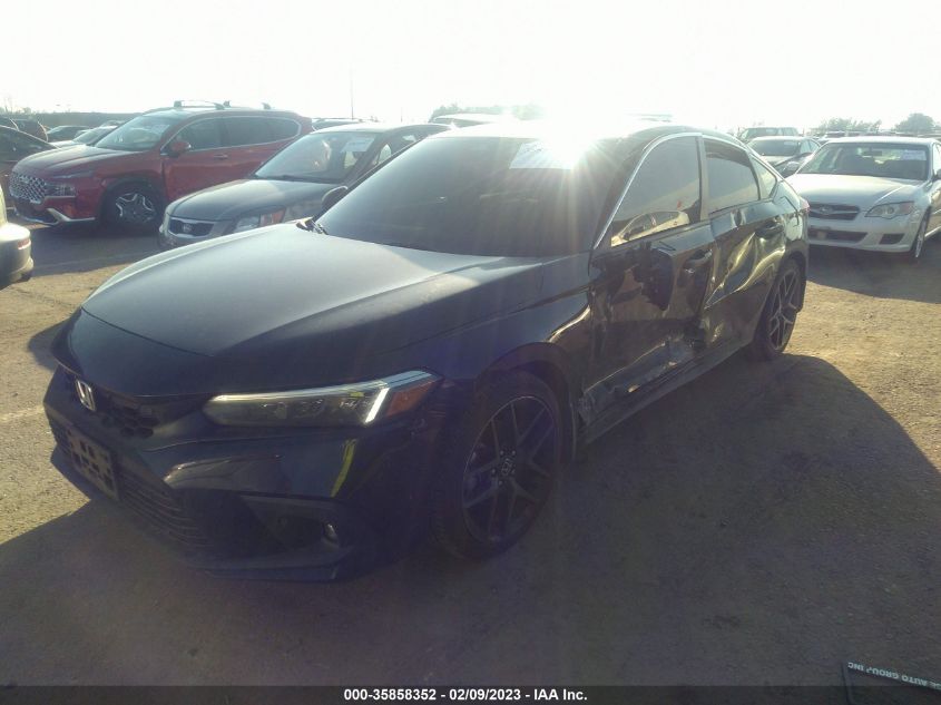2022 HONDA CIVIC HATCHBACK SPORT TOURING VIN: 19XFL1H85NE021636