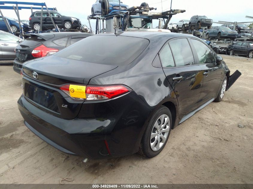 2021 TOYOTA COROLLA LE VIN: JTDEPMAE3MJ153720