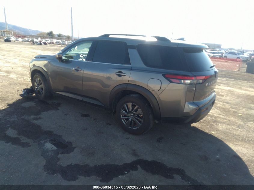 2022 NISSAN PATHFINDER SV VIN: 5N1DR3BC5NC218761