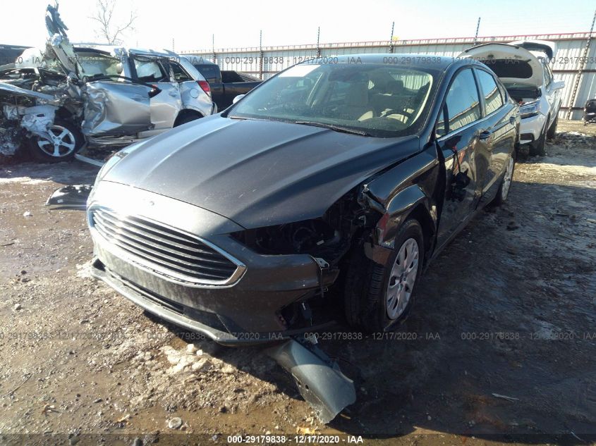 2020 FORD FUSION S VIN: 3FA6P0G77LR232484