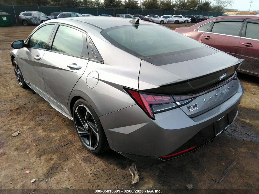 2022 HYUNDAI ELANTRA N LINE VIN: KMHLR4AF9NU234503