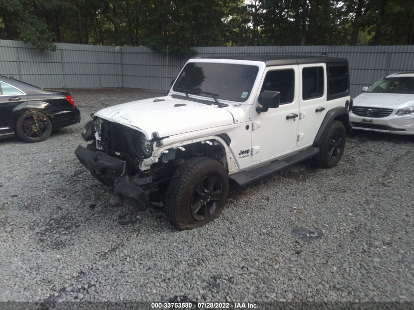 2021 JEEP WRANGLER UNLIMITED SPORT ALTITUDE VIN: 1C4HJXDNXMW509059