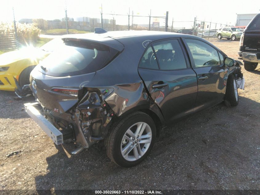 2022 TOYOTA COROLLA HATCHBACK SE VIN: JTND4MBE4N3161667