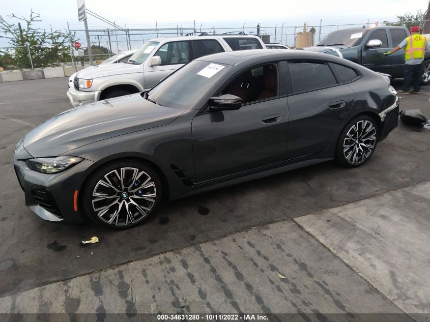 2022 BMW 4 SERIES M440I XDRIVE VIN: WBA13AW04NFM01416