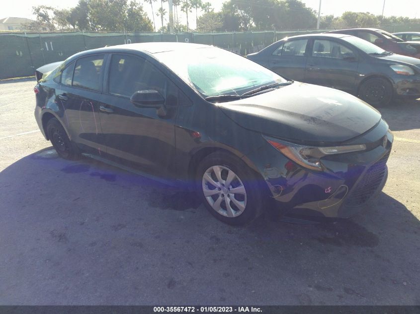 2022 TOYOTA COROLLA LE VIN: JTDEPMAE7NJ220353