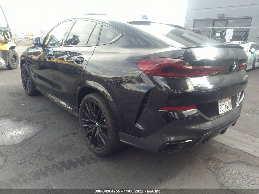 2022 BMW X6 XDRIVE40I VIN: 5UXCY6C05N9L11042