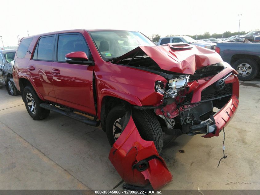 2021 TOYOTA 4RUNNER TRD OFF ROAD PREMIUM VIN: JTERU5JR7M5902400
