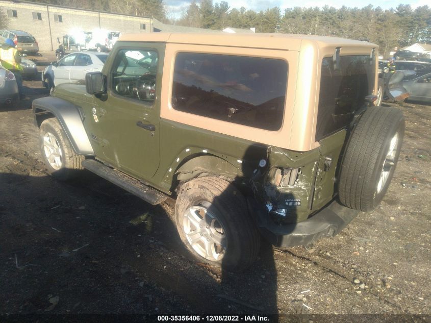 2021 JEEP WRANGLER SPORT S VIN: 1C4GJXAG8MW750023